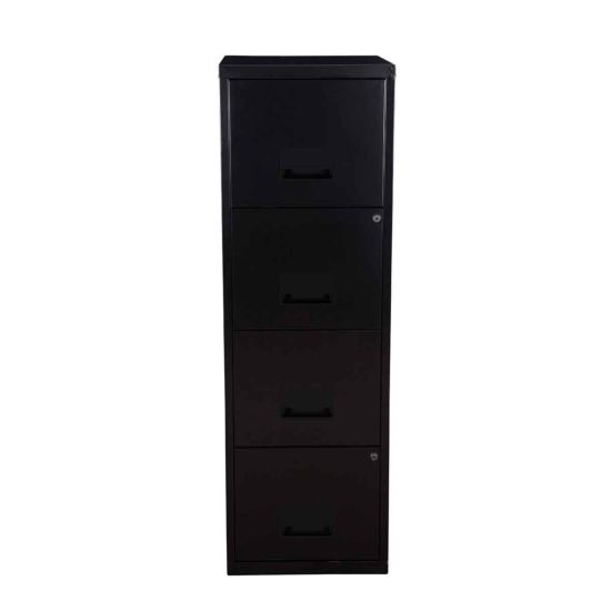 Pierre Henry 4 Drawer Maxi Tall Filing Cabinet - Black