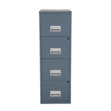 Pierre Henry 4 Drawer Maxi Tall Filing Cabinet - Dark Grey/Granite