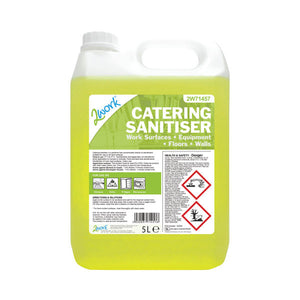 2Work Catering Sanitiser Odourless 5 Litre Bottle 2W71457