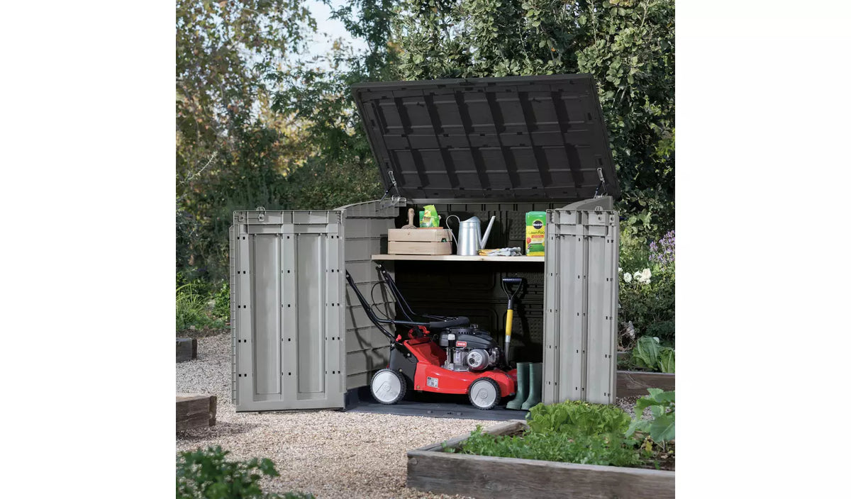 Keter Store It Out Max Grey 1200L Pent Garden Storage – PrinceGB