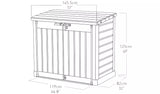 Keter Store It Out Max Grey 1200L Pent Garden Storage