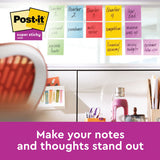 Post-it Super Sticky Notes 76x76mm 90 Sheets Cosmic (Pack of 6) 654-6SS-COS