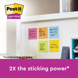 Post-it Super Sticky Notes 76x76mm 90 Sheets Cosmic (Pack of 6) 654-6SS-COS