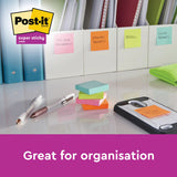 Post-it Super Sticky Notes 76x76mm 90 Sheets Cosmic (Pack of 6) 654-6SS-COS