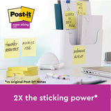 Post-it Notes Super Sticky Recycled 47.6x47.6mm Cardboard Packaging Yellow (Pack of 12) 622RSS12CY