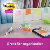 Post-it Super Sticky Notes 76x76mm 90 Sheets Blue (Pack of 6) 654-6SS-BLU