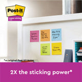 Post-it Super Sticky Notes 76x76mm 90 Sheets Blue (Pack of 6) 654-6SS-BLU