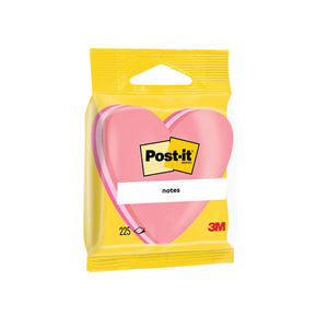 Post-it Notes 70 x 70mm Heart Pink (12 Pack) 2007H
