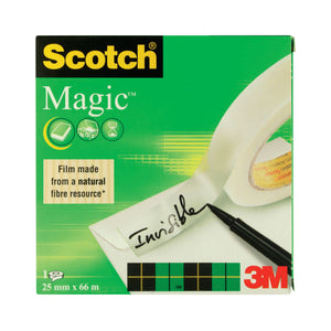 Scotch Magic Tape 810 25mmx66m Transparent 8102566