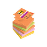 Post-it Super Sticky Z-Notes Boost Colour 76x76mm 90 (Pack of 5) 7100258789