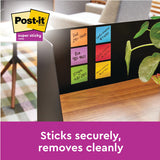 Post-it Super Sticky Notes Cosmic 76x76mm 90 Sheets 8 + 4 Free Pads (Pack of 12) 7100259229