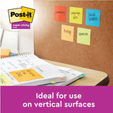Post-it Super Sticky Notes Cosmic 76x76mm 90 Sheets 8 + 4 Free Pads (Pack of 12) 7100259229