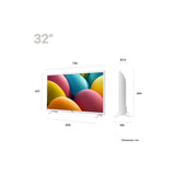 LG 32LQ63806LC 32" Full HD HDR Smart TV webOS WiFi Bluetooth AI Sound LED White