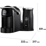 Lavazza A Modo Mio Jolie Milk EVO Pod Coffee Machine Frother Compact UK Home Bar