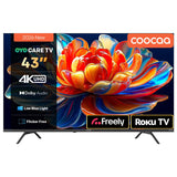 Coocaa 43CRUG50ZUK 43" 4K HDR Smart Roku TV Freely Dolby Audio WiFi MEMC EyeCare