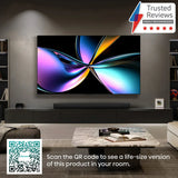 Hisense 65U7QTUK PRO 65" 4K Mini LED QLED Smart TV 165Hz Dolby Vision Atmos HDR