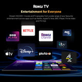 Coocaa 55" 55CRUG50ZUK 4K HDR Smart Roku TV Dolby Audio Freely WiFi LED HLG 2026