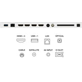 TCL 75A300W 75" 4K QLED Smart Google TV 144Hz HDR10+ Matte Art Mode WiFi 2025 AI