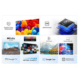 TCL 75V6C 75" 4K UHD HDR Smart Google TV Dolby Atmos AiPQ 120Hz Gaming WiFi LED