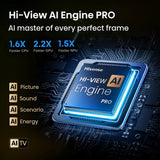 Hisense 65U7QTUK PRO 65" 4K Mini LED QLED Smart TV 165Hz Dolby Vision Atmos HDR