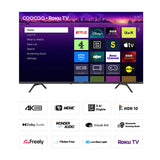 Coocaa 55" 55CRUG50ZUK 4K HDR Smart Roku TV Dolby Audio Freely WiFi LED HLG 2026