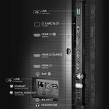 Hisense 65U7QTUK PRO 65" 4K Mini LED QLED Smart TV 165Hz Dolby Vision Atmos HDR