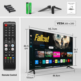 TeeView TV430UT-UK 43" 4K UHD HDR Smart TV Tizen WiFi Bluetooth 60Hz LED Black