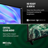 Toshiba 32W2553DB 32" HD Ready Smart TV VIDAA Freely HDR10 Dolby Audio WiFi 60Hz