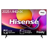 Hisense 43E6QTUK 43" 4K UHD HDR Smart TV VIDAA Freely Dolby Vision AI WiFi Black