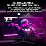 CRUA CR320C 32" QHD Curved Gaming Monitor 165Hz 1500R FreeSync 120% sRGB HDMI DP