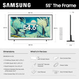 Samsung QE55LS03F 55” The Frame QLED 4K Smart TV Art Mode Matte Display Mounted