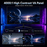 ZZA Z24B 24" FHD Curved Gaming Monitor 200Hz 1ms VA HDR10 FreeSync HDMI DP VESA