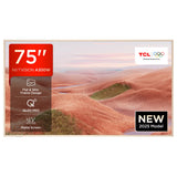 TCL 75A300W 75" 4K QLED Smart Google TV 144Hz HDR10+ Matte Art Mode WiFi 2025 AI