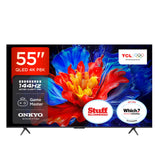 TCL 55" 55P8K QLED 4K HDR Smart Google TV 144Hz Onkyo Dolby Atmos WiFi Gaming UK