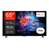 TCL 65" 65V6C 4K HDR Smart Google TV Dolby Atmos AiPQ 60Hz WiFi Bluetooth LED UK