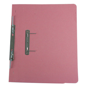 Q-Connect Transfer Pocket File 38mm Capacity Foolscap Pink (Pack of 25) KF26098