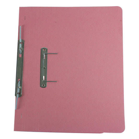 Q-Connect Transfer Pocket File 38mm Capacity Foolscap Pink (Pack of 25) KF26098