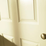 White 6 Panel Internal Door Woodgrain Effect Contemporary Unglazed 1981x686x35mm