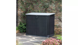 Keter Store It Out Midi 880L Garden Storage Box Shed Lockable Resin Dark Grey UK