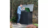 Keter Store It Out Midi 880L Garden Storage Box Shed Lockable Resin Dark Grey UK