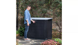 Keter Store It Out Midi 880L Garden Storage Box Shed Lockable Resin Dark Grey UK