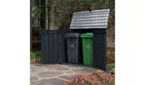 Keter Store It Out Midi 880L Garden Storage Box Shed Lockable Resin Dark Grey UK
