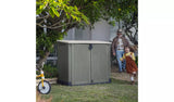 Keter Store It Out Midi 880L Garden Storage Box Shed Lockable Resin Beige Green