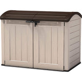 Keter Store It Out Ultra 2000L Outdoor Garden & Bike Storage Shed - Beige/Brown