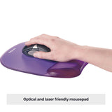 Fellowes Crystals Gel Purple Mouse Pad 9144103