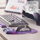 Fellowes Crystals Gel Purple Mouse Pad 9144103