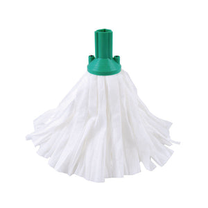 Exel Big White Mop Head Green (Pack of 10) 102199