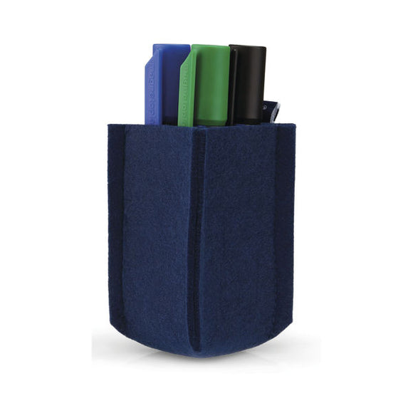 Magnetoplan MagnetoTray Felt Pen Holder Small Blue 60x60x100mm 1227614