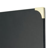 Securit Basic Range Menu Book Cover with 4 Fixed Double-sided A4 Inserts Black MC-BRA4-BL