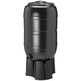 210L Water Butt Kit Rain Barrel Stand Tap Lid Diverter Garden Water Saver BLACK